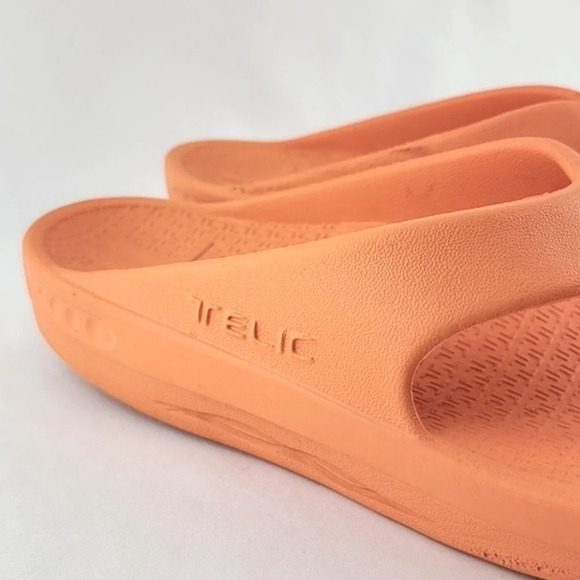 Telic Energy Flip Flop Thong Sandals Sweet  Tangerine Size XS / 6 - Picture 5 of 15